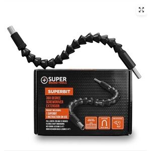 Super Brand Tools Superbit 360 Degree Flexible Screwdriver Drill Bit Extension